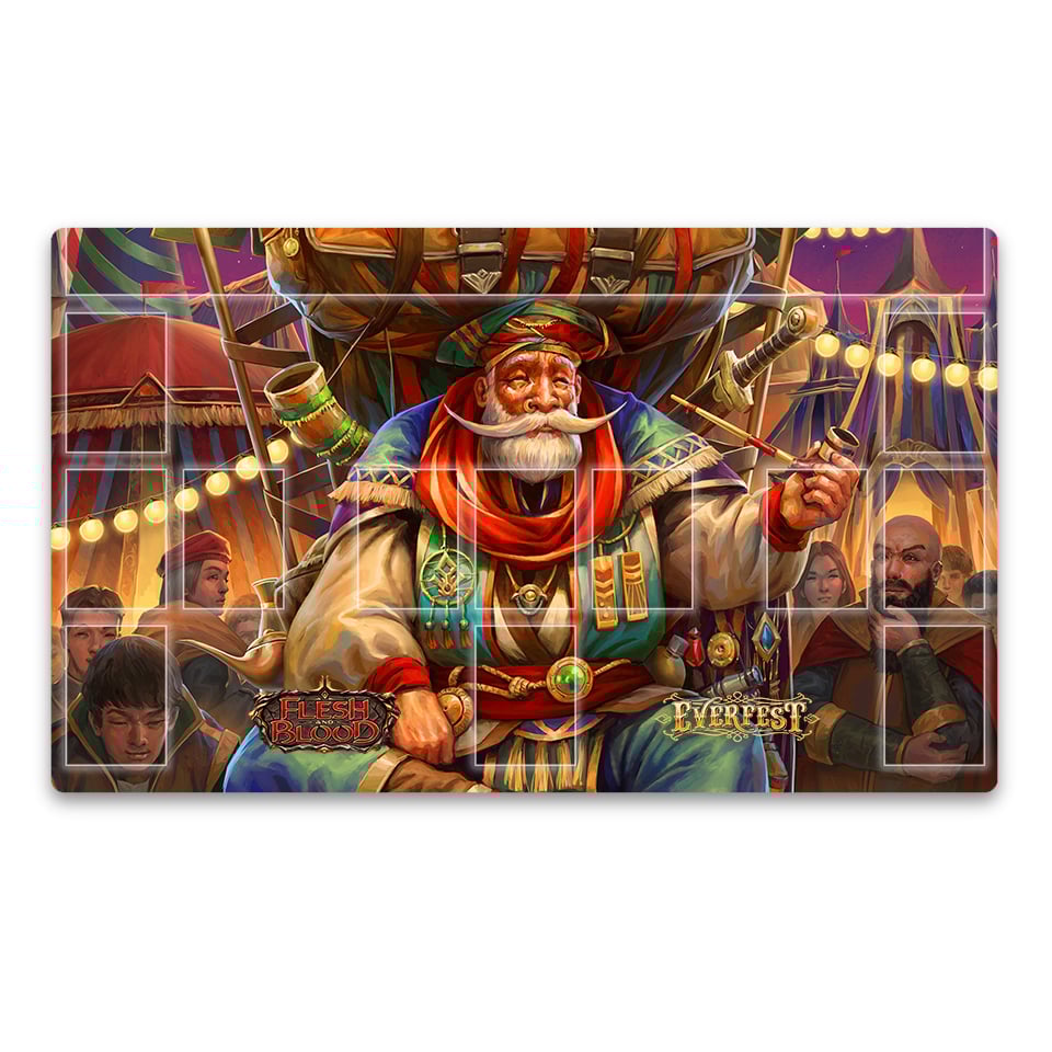 Flesh and Blood Playmat Genis Whotchuneed-Silver Goblin