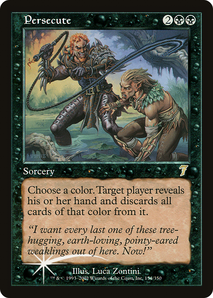 Persecute (154) Foil - Seventh Edition
