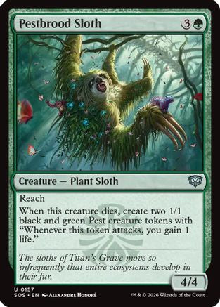 Pestbrood Sloth (157) - Secrets of Strixhaven