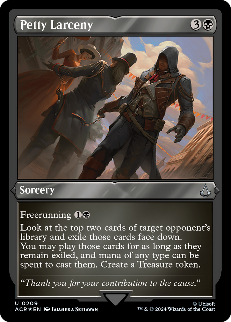 Petty Larceny (209) Etched Foil - Assassin's Creed