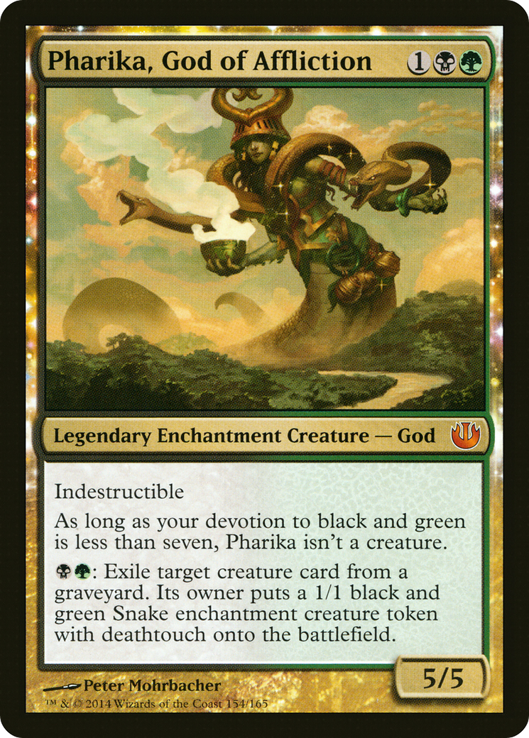 Pharika, God of Affliction (154) Foil - Journey into Nyx