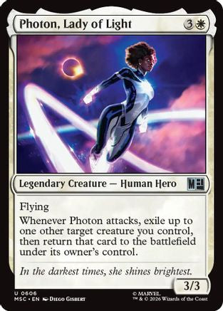 Photon, Lady of Light (606) - Commander: Marvel Super Heroes