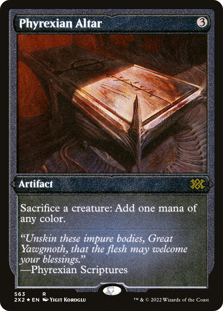 Phyrexian Altar (563) Etched Foil - Double Masters 2022