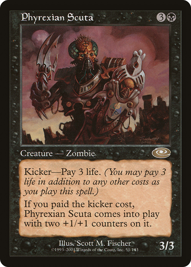Phyrexian Scuta (051) Foil - Planeshift