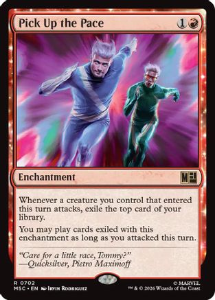 Pick Up the Pace (702) Foil - Commander: Marvel Super Heroes