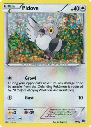 Pidove (11) Holofoil - McDonalds Promos 2011