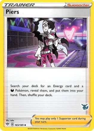 Piers (Eevee) (165) - Battle Academy 2022