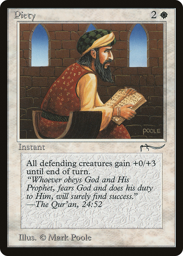 Piety (Light Mana Cost) - Arabian Nights