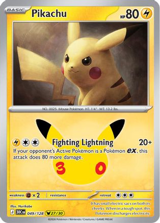 Pikachu (49) Holofoil - 30th Celebration