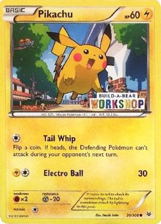 Pikachu (Build-A-Bear Workshop Exclusive) (20) - Miscellaneous Cards & Products