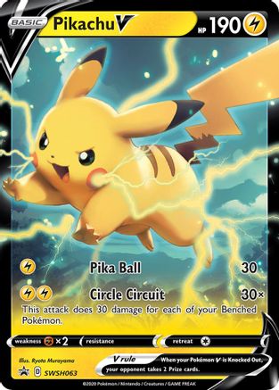 Pikachu V (SWSH063) Holofoil - Black Star Promos