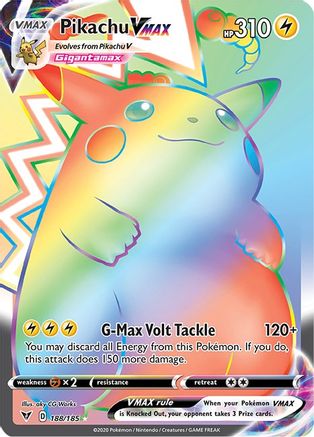 Pikachu VMAX (188) Holofoil - Vivid Voltage
