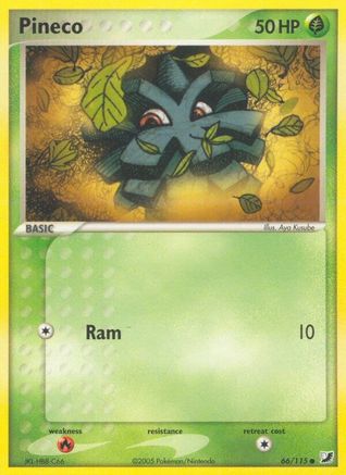 Pineco (66) Reverse Holofoil - Unseen Forces