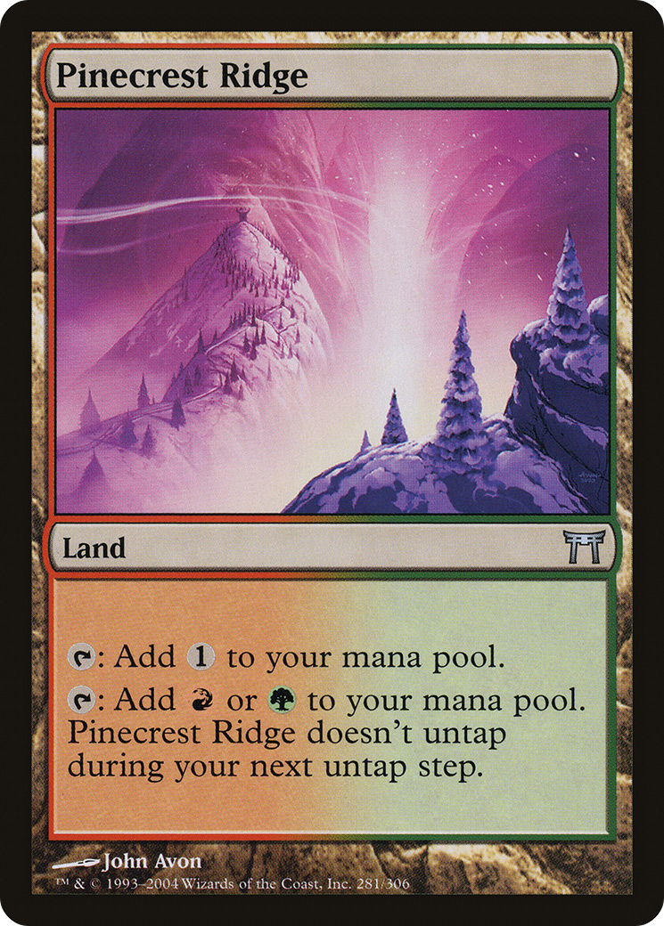 Pinecrest Ridge (281) Foil - Champions of Kamigawa