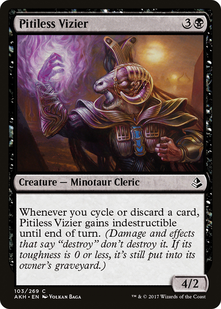 Pitiless Vizier (103) Foil - Amonkhet