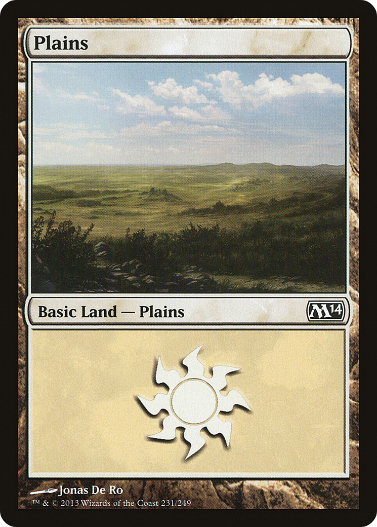 Plains (231) Foil - Magic 2014