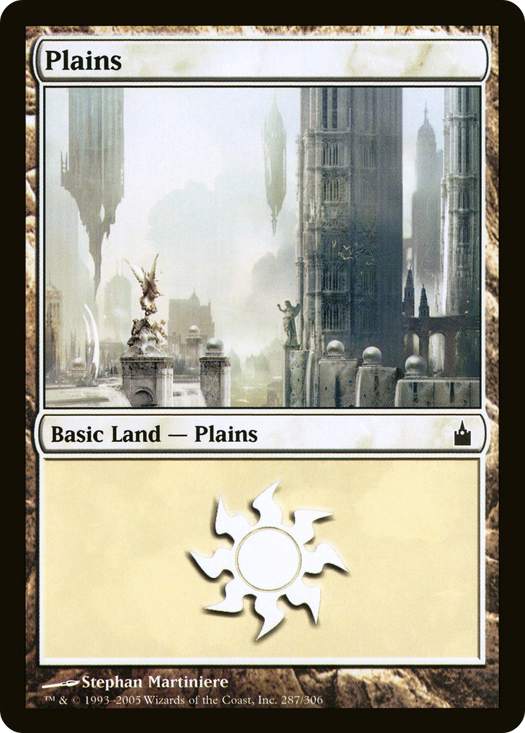 Plains (287) Foil - Ravnica: City of Guilds
