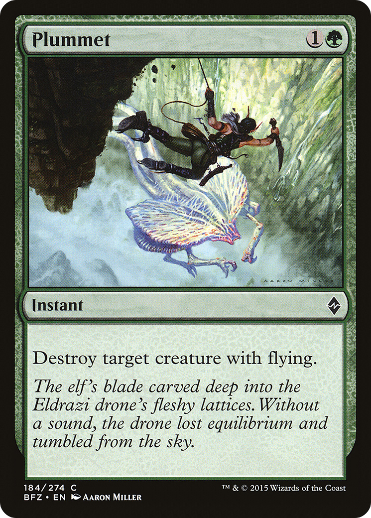 Plummet (184) Foil - Battle for Zendikar