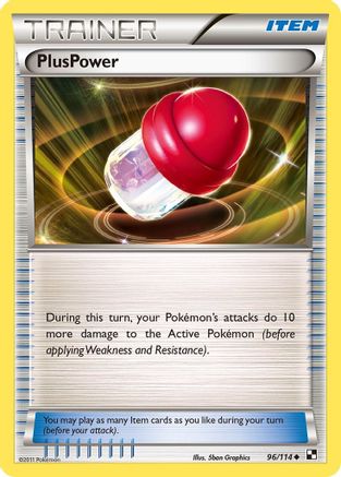 PlusPower (96) Reverse Holofoil - Black & White