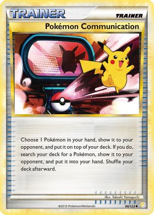 Pokemon Communication (98) Reverse Holofoil - HeartGold & SoulSilver