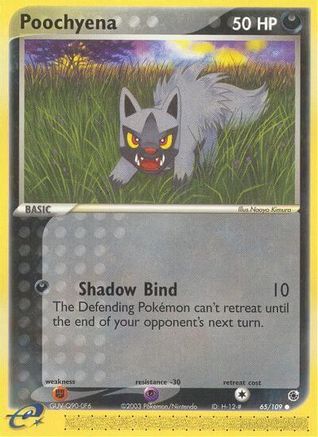 Poochyena (65) Reverse Holofoil - Ruby and Sapphire