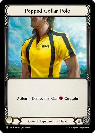 Popped Collar Polo (JDG061) Cold Foil - Flesh and Blood: Promo Cards