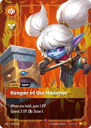 Poppy – Keeper of the Hammer (203) Foil - Unleashed