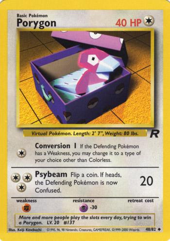 Porygon (48) (Unlimited) - Team Rocket