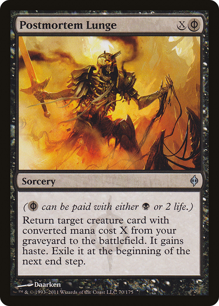 Postmortem Lunge (070) Foil - New Phyrexia