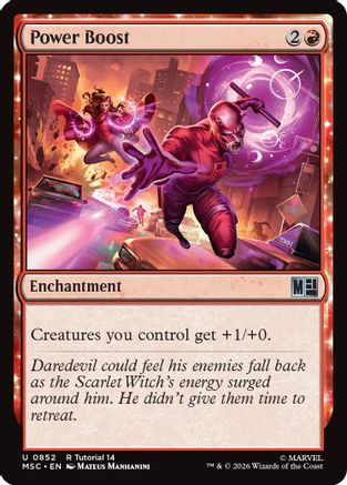Power Boost (852) - Commander: Marvel Super Heroes