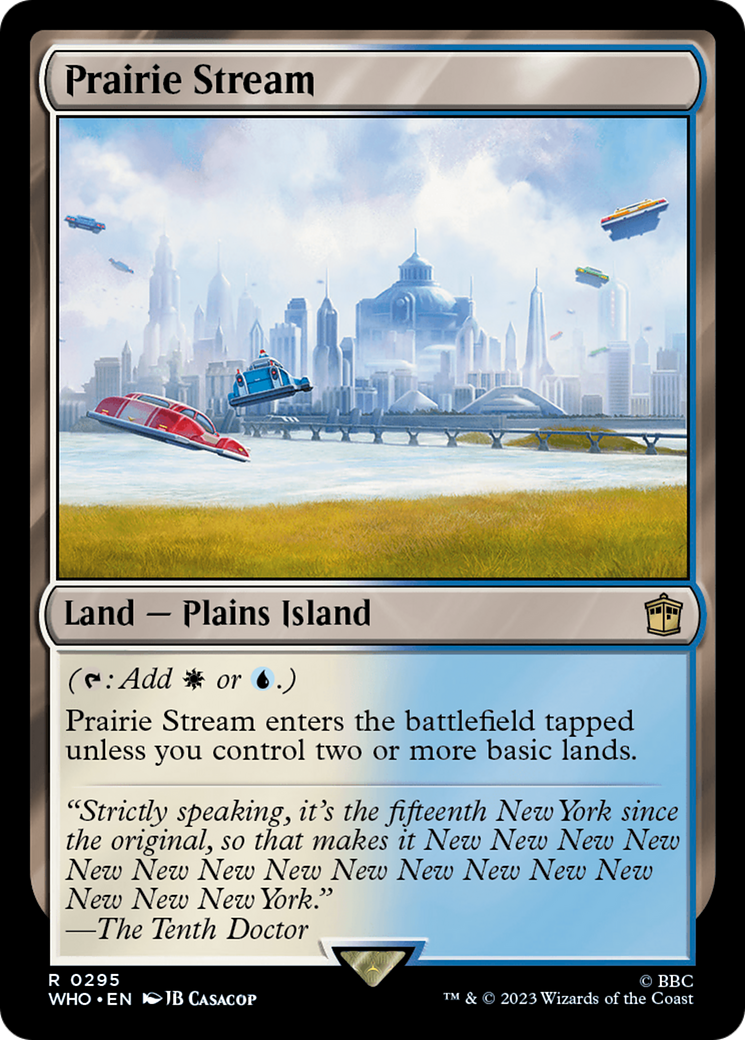 Prairie Stream (295) Foil - Doctor Who