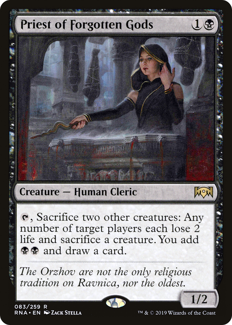 Priest of Forgotten Gods (083) - Ravnica Allegiance Foil