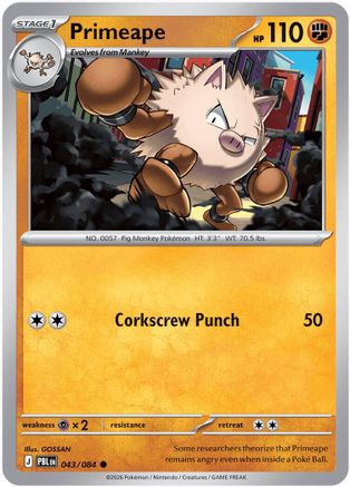 Primeape (43) - Pitch Black