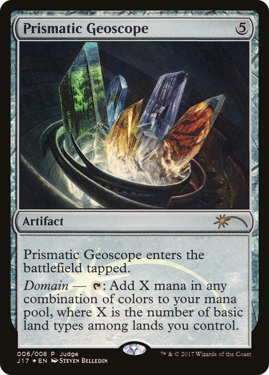 Prismatic Geoscope (006) Foil - Judge Gift Cards 2017