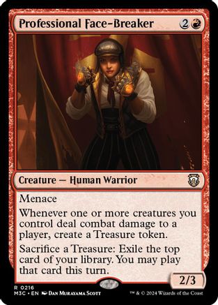 Professional Face-Breaker (216) Ripple Foil - Commander: Modern Horizons 3