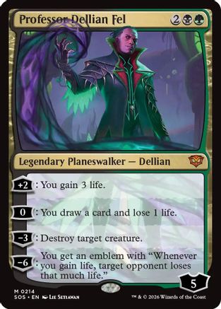 Professor Dellian Fel (214) - Secrets of Strixhaven
