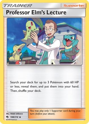 Professor Elm's Lecture (188) Reverse Holofoil - Lost Thunder