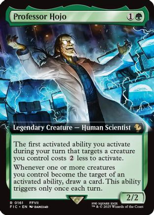 Professor Hojo (Extended Art) (161) Foil - Commander: FINAL FANTASY
