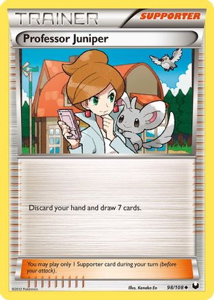 Professor Juniper (98) Reverse Holofoil - Dark Explorers