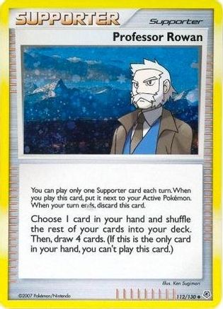 Professor Rowan (Cosmos Holo) (112) Holofoil - Miscellaneous Cards & Products