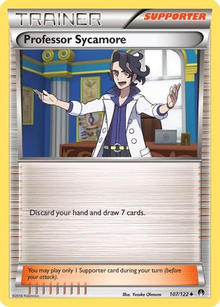 Professor Sycamore (107) Reverse Holofoil - BREAKpoint
