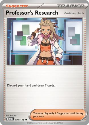Professor's Research (Deck Exclusives) (189) - Scarlet & Violet