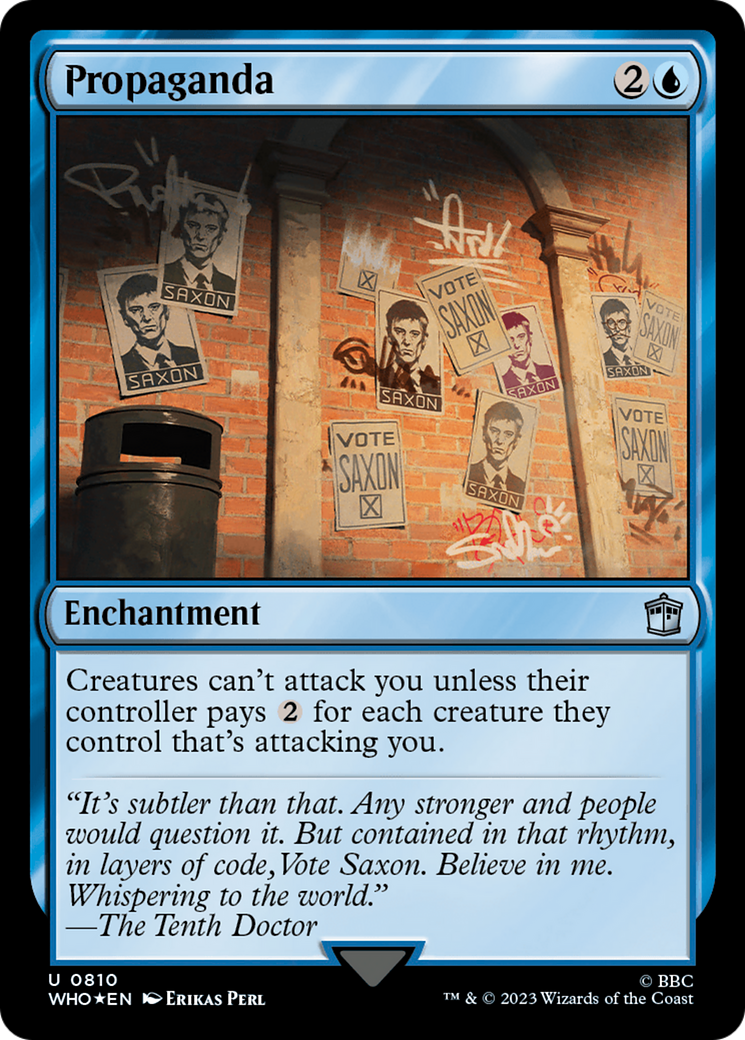 Propaganda (810) Surge Foil - Doctor Who