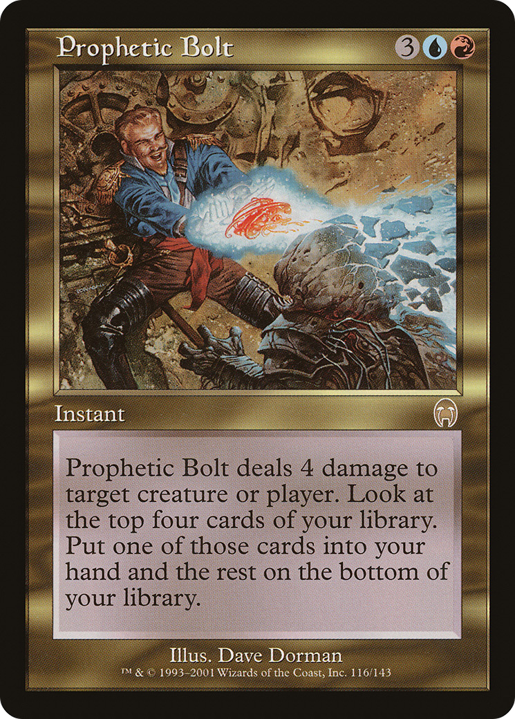 Prophetic Bolt (116) Foil - Apocalypse