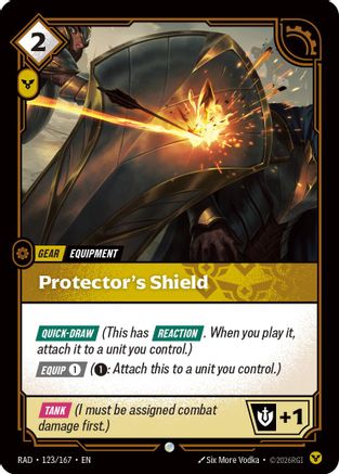 Protector's Shield (123) Foil - Radiance