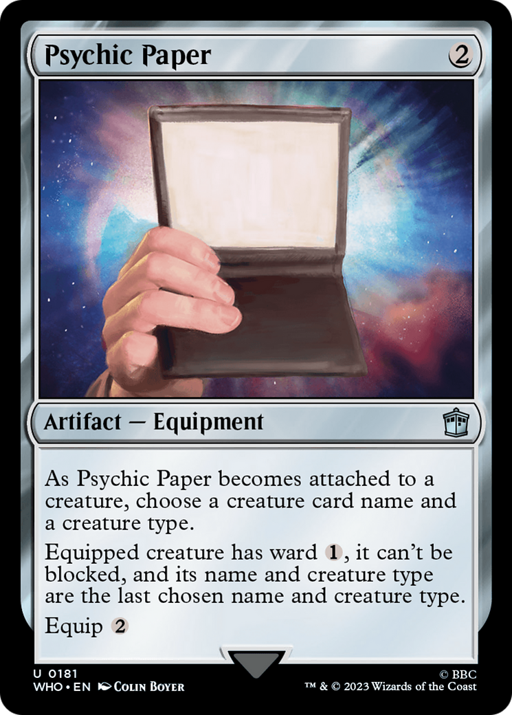 Psychic Paper (181) - Doctor Who