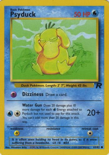 Psyduck (65) (Unlimited) - Team Rocket