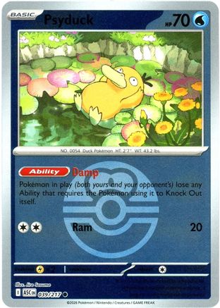 Psyduck (Love Ball) (39) Reverse Holofoil - Ascended Heroes