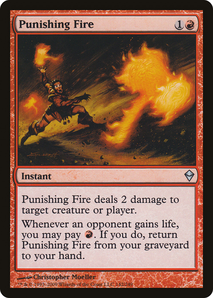 Punishing Fire (142) - Zendikar Foil