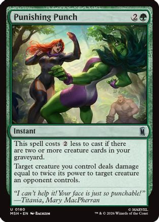 Punishing Punch (180) Foil - Marvel Super Heroes